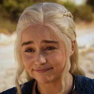 Sticker from Queen Emilia clarke