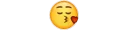 😘 emoji Kik Emojis Telegram sticker 14 of 18