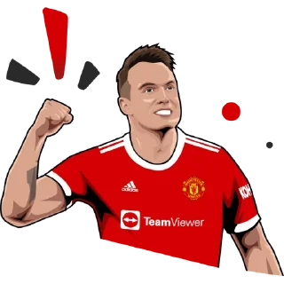 😬 emoji Manchester United official stickers Telegram sticker 13 of 91