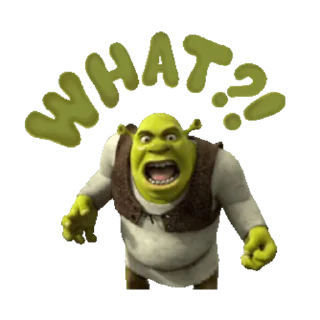 😠 emoji Shrek @MochaStickers Telegram sticker 2 of 8