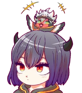 😐 emoji Anime pack Telegram sticker 9 of 45