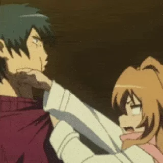 🖐 emoji Toradora Animated Telegram sticker 5 of 18