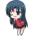 😀 emoji Toradora chibi by prototype008 Telegram sticker 21 of 30