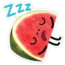 😴 emoji watermelon Telegram sticker 21 of 28