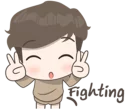 Sticker from Cute Boy