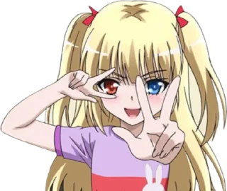 ✌️ emoji anime 1 @IoIi_harem_bot Telegram sticker 21 of 26