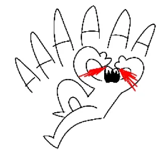 👁️ emoji Goofy ahh stickers Telegram sticker 3 of 74