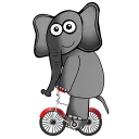 🚲 emoji Elephant Telegram sticker 20 of 26