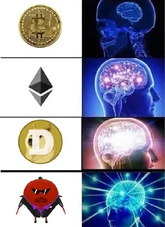 🧠 emoji TOMSolCoin Telegram sticker 15 of 17