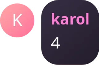 4⃣ emoji frasi di Karol Telegram sticker 23 of 33