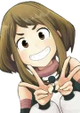 😬 emoji Uraraka by Rahman Yato Telegram sticker 7 of 120