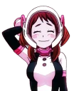 😅 emoji Uraraka by Rahman Yato Telegram sticker 16 of 120