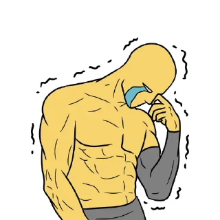 😭 emoji Gravgear Yellow Dudes Telegram sticker 24 of 61