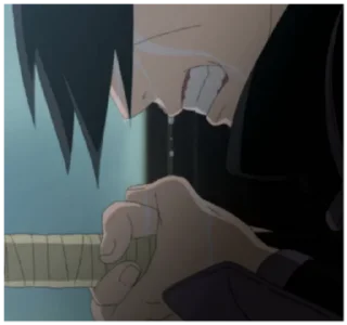 😢 emoji Itachi Uchiha Telegram sticker 8 of 10