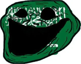 👍 emoji Trollface Telegram sticker 17 of 62