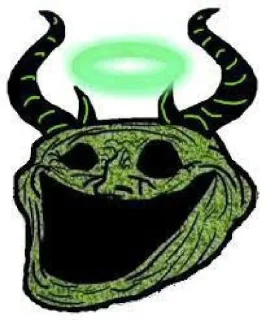 💋 emoji Trollface Telegram sticker 23 of 62
