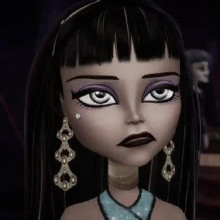 😒 emoji Cleo De Nile Telegram sticker 8 of 10