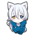 Sticker from Shiro neko "blu"