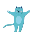 ❤️ emoji Cat @CenterOfSticker Telegram sticker 12 of 34