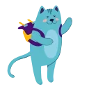 👋 emoji Cat @CenterOfSticker Telegram sticker 10 of 34