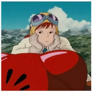 😒 emoji Studio Ghibli Telegram sticker 18 of 120