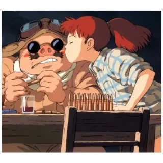 😘 emoji Studio Ghibli Telegram sticker 22 of 120