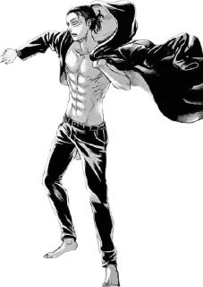 💪 emoji Adult Eren Jaeger Telegram sticker 6 of 60