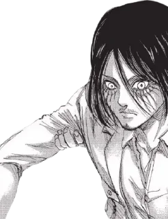 😐 emoji Adult Eren Jaeger Telegram sticker 12 of 60