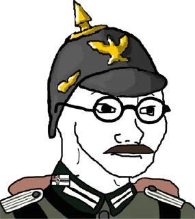 Sticker from @wojak_history | GERMANY