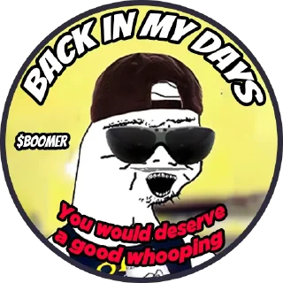 Sticker from Boomer