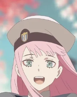 😃 emoji zero two mood Telegram sticker 23 of 35