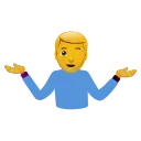 🤷‍♂ emoji Ancient Emojis Telegram sticker 11 of 50