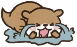 Sticker from Chinese Otters