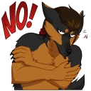 ❌ emoji Raven Telegram sticker 14 of 72