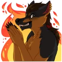 🔥 emoji Raven Telegram sticker 15 of 72