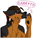 💗 emoji Raven Telegram sticker 13 of 72