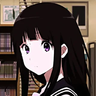 🌸 emoji { Chitanda eru ~™ Telegram sticker 8 of 31
