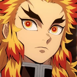 🙁 emoji Kimetsu no Yaiba @StickersofAnime Telegram sticker 6 of 110