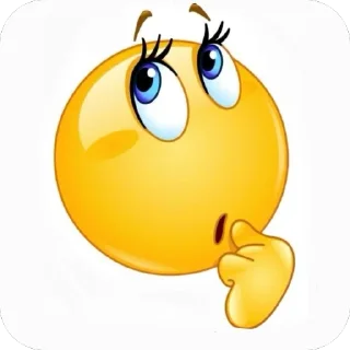 🤔 emoji Смайлики Telegram sticker 24 of 36