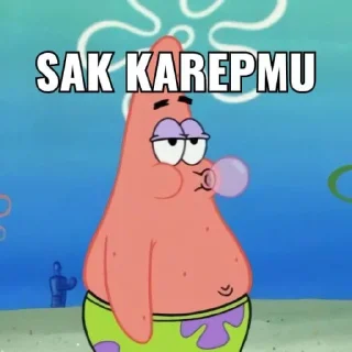 😑 emoji WARGA BIKINI BOTTOM Telegram sticker 23 of 40
