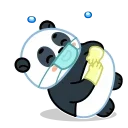Sticker from Панда @Stickersnew