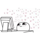 ❤️ emoji kawai vomitevole Telegram sticker 12 of 47