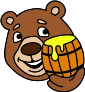 🥰 emoji Медведь @modnyashki_vip Telegram sticker 10 of 25
