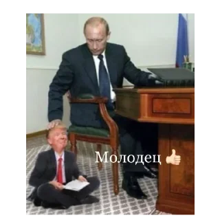 👍 emoji Путин 👳🏾‍♂️🇷🇺 Telegram sticker 8 of 10