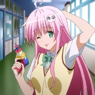 😛 emoji lala @stickerspackanime Telegram sticker 12 of 120