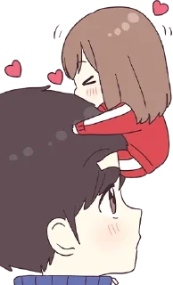 😘 emoji Cute Couple @english_world_chatting Telegram sticker 20 of 80