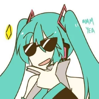 Sticker from Miku-Miku is Jesus (@GaioCesare)