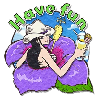 😎 emoji ONE PIECE's Summer @Nekostickerss Telegram sticker 16 of 41