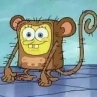 🐵 emoji I love SpongeBob Telegram sticker 7 of 93