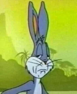 Sticker from BUGS BUNNY